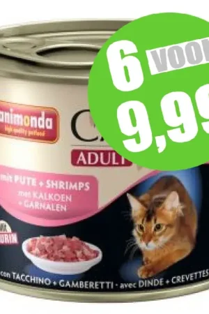 Animonda Carny Kalkoen+Garnalen 200 gram Dagaanbieding