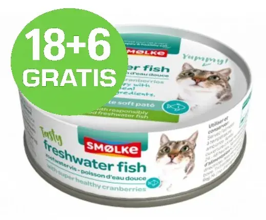 Smolke Soft Paté Kat Vis 80 gram Goedkoop