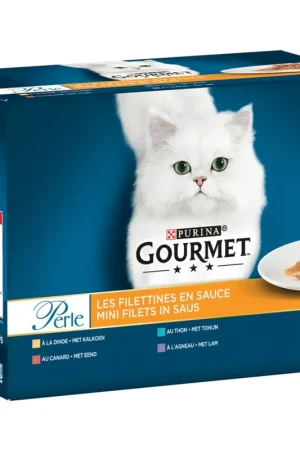 Aanbieding Gourmet Perle Mini Filets in Saus Mix 12 x 85 gram