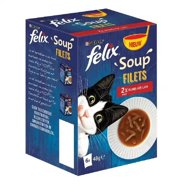 Felix Soup Strips Farm Selectie 6x48 gr Laatste Versie