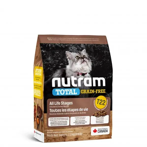 Premium Nutram Grain Free Turkey & Chicken T22 1,13 kg