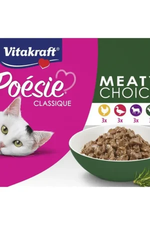 Betaalbaar Vitakraft Poesie Classique MP MeaytuSauce 12x85 gr