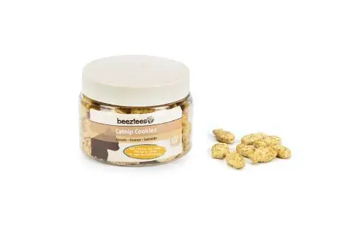 Aanbieding Beeztees Catnip Cookies Kip - Kattensnacks - 55 gram