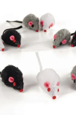 Laatste Kans Beeztees Pluche Speelmuisjes Mini