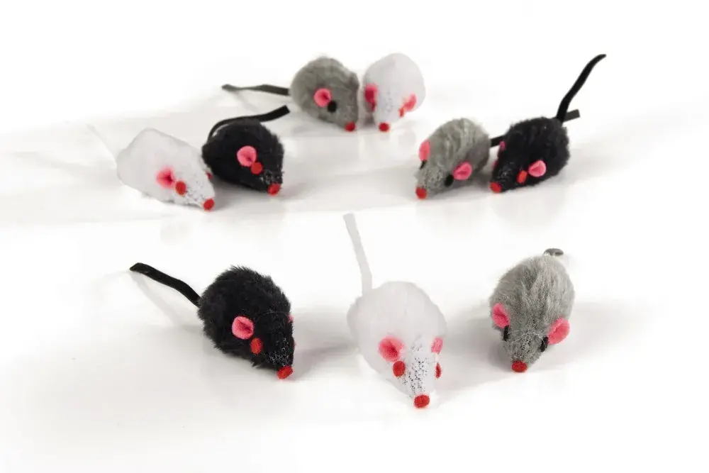 Laatste Kans Beeztees Pluche Speelmuisjes Mini