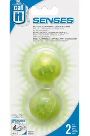 Catit Senses lichtgevende bal 2 Stuks Speciale Aanbieding