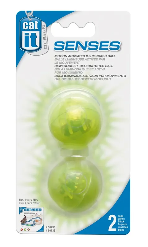 Catit Senses lichtgevende bal 2 Stuks Speciale Aanbieding