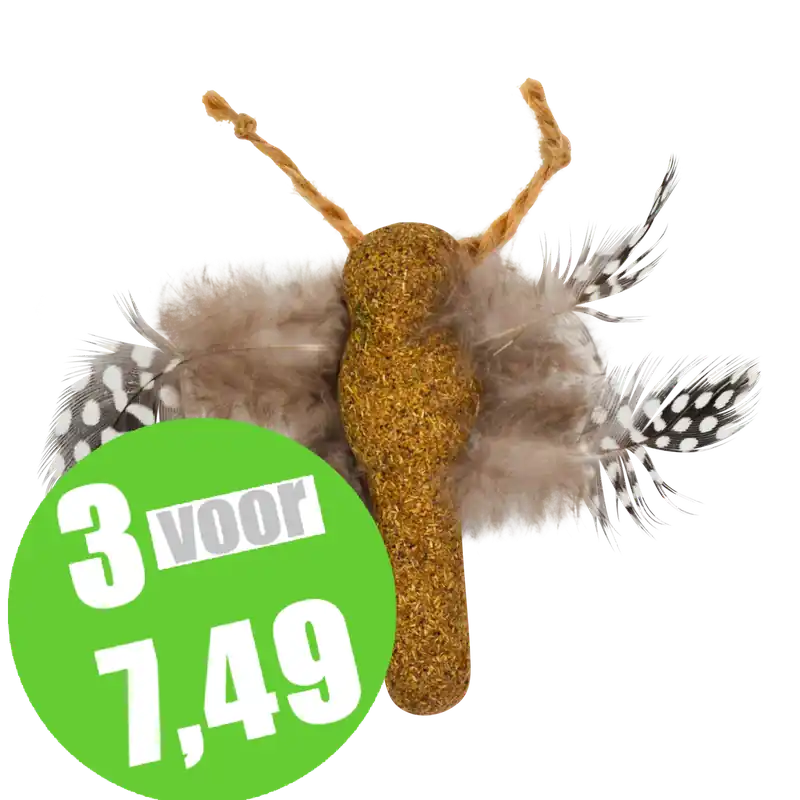 Actieprijs Jack & Vanilla Herbals Kattenkruid Libelle Met Veer 7,5 cm