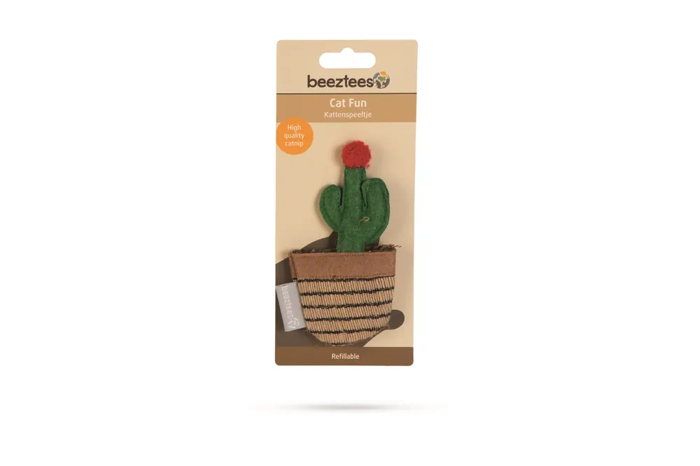 Beeztees Catnip Cactus Ota - Kattenspeelgoed - 12x6 cm Fabrieksprijs