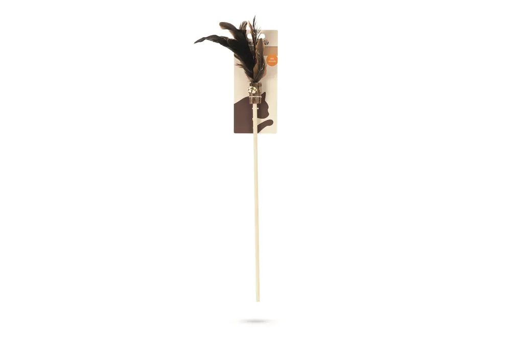 Favoriet Beeztees Matatabi Tickler met Veren - Kattenspeelgoed - 40 cm