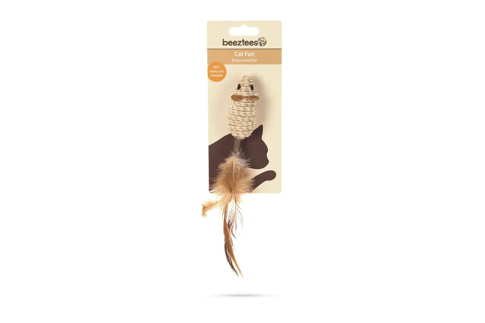 Fabrieksprijs Beeztees Catnip Matatabi Muis - Kattenspeelgoed - 12 cm