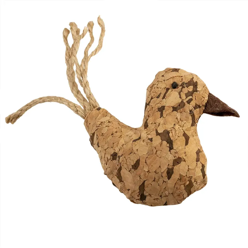 Duvo+ Cork Vogel 8X12X2,5 cm Bruin Laatste Kans