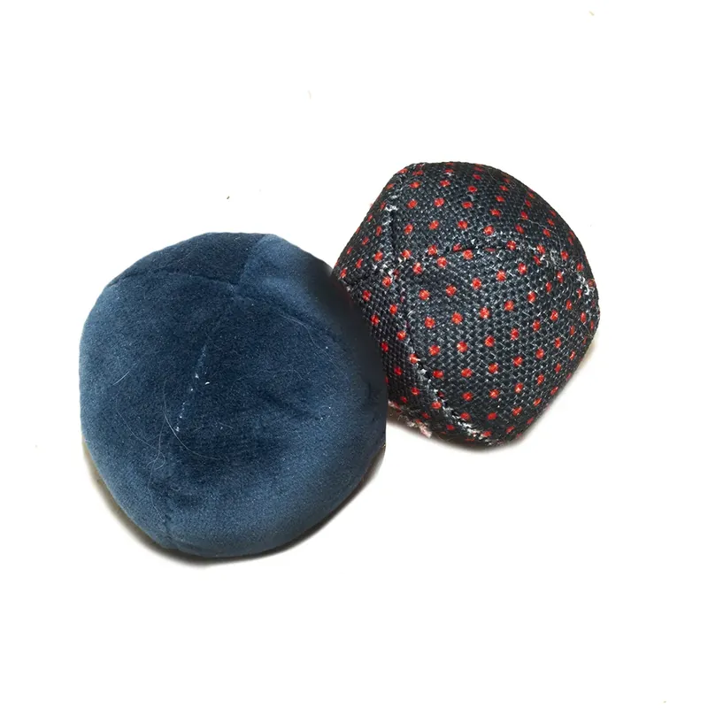 Aanbieding Duvo+ Retro Blauwe Ballen Uni & Stippen 2 st. Blauw
