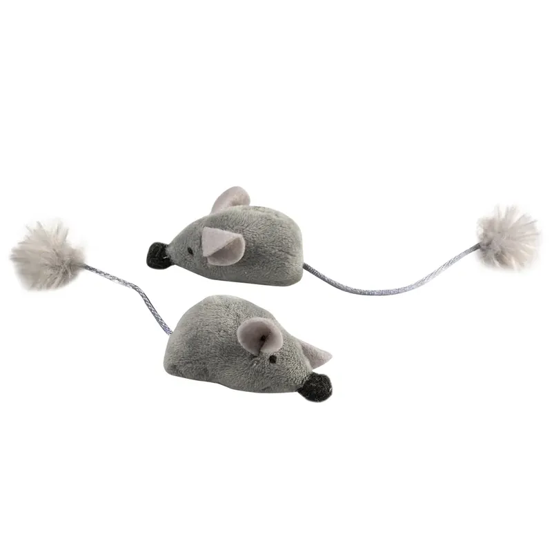 Duvo+ Cushy Muizen Met Grappige Staart 2 st. Grijs Bestseller
