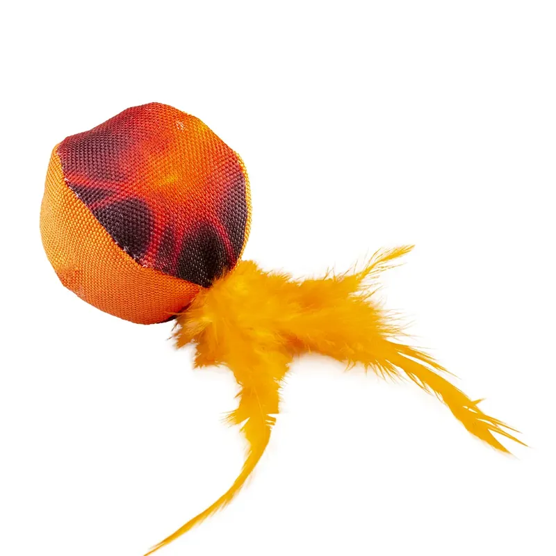 Duvo+ Flash Bal Met Veren Oranje Bestel Nu