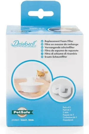Shop Nu Drinkwell 360 Roestvrijstaal Schuim Voorfilter - 2 Stuks