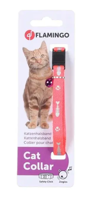 Beperkt Aanbod Flamingo Kattenhalsband Ziggi Roze 20-35 cm 10 mm