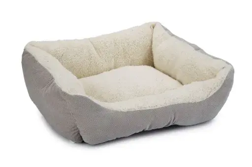 Beeztees Mogina - Kattenmand - Pluche - Grijs - 45x37x18 cm Direct Beschikbaar