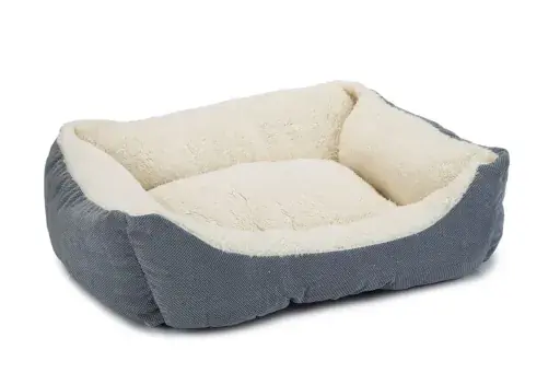 Beeztees Mogina - Kattenmand - Pluche - Blauw - 45x37x18 cm Direct Beschikbaar