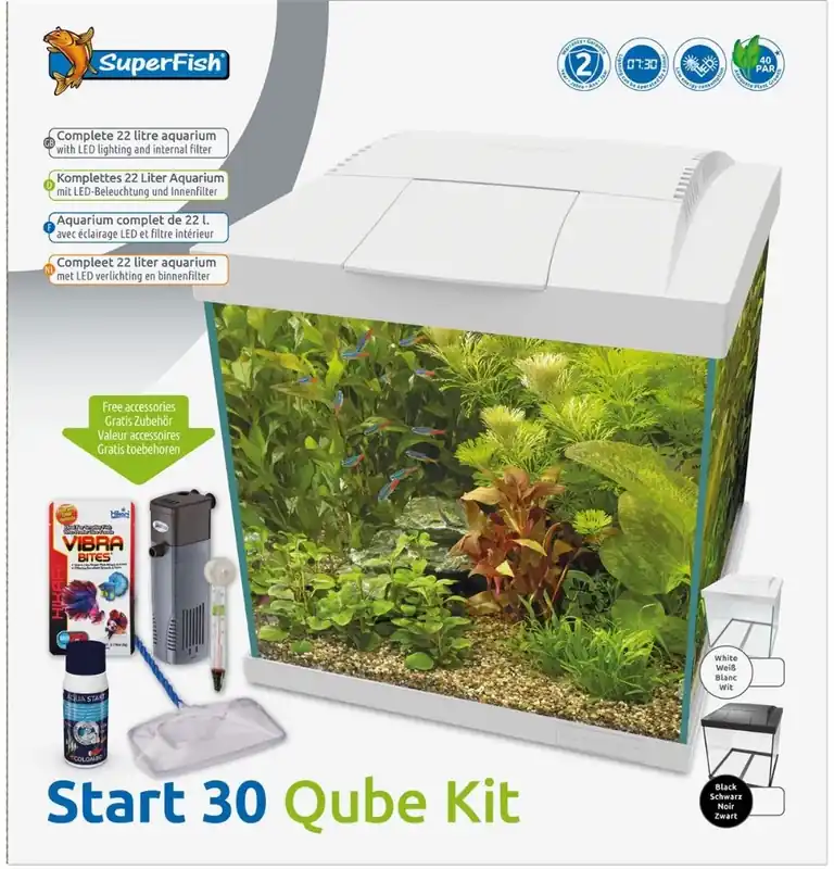 Aanbieding Superfish Start 30 Qube Kit Wit