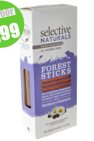 Aanbieding Supreme Science Selective Forest Sticks for Guinea Pigs 60 gram