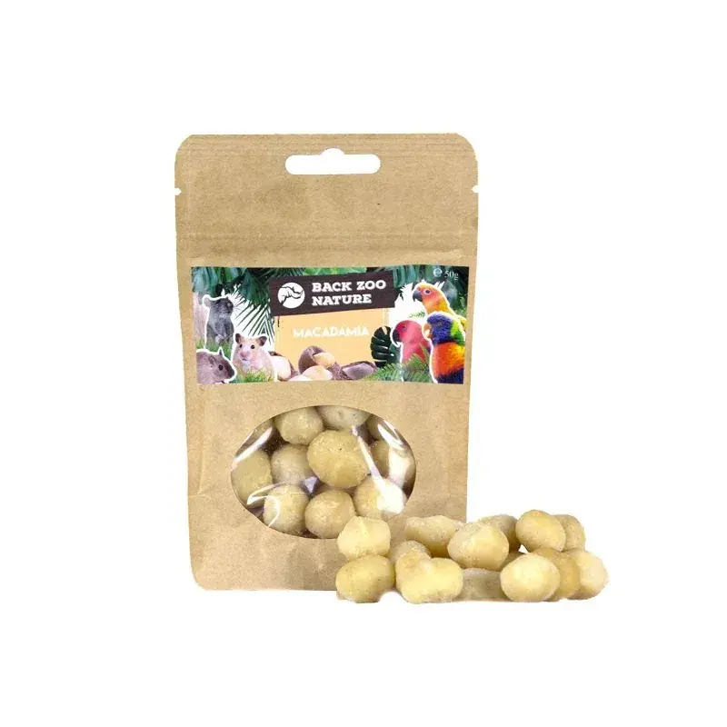 Back Zoo Nature Macadamia Noten 50 gram Tijdelijk Beschikbaar