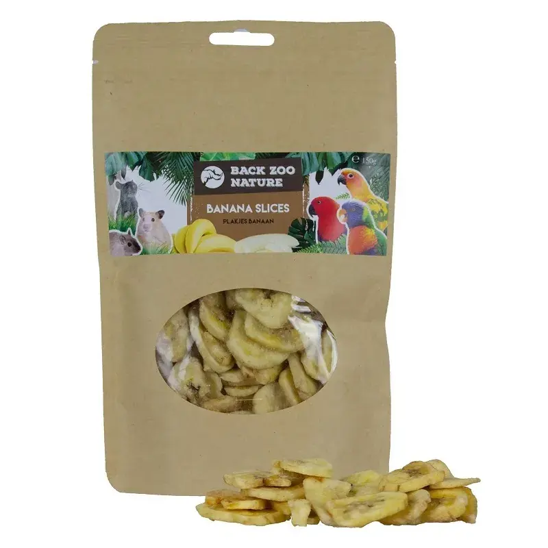 Back Zoo Nature Bananen Stukjes 150 gram Voordeelprijs
