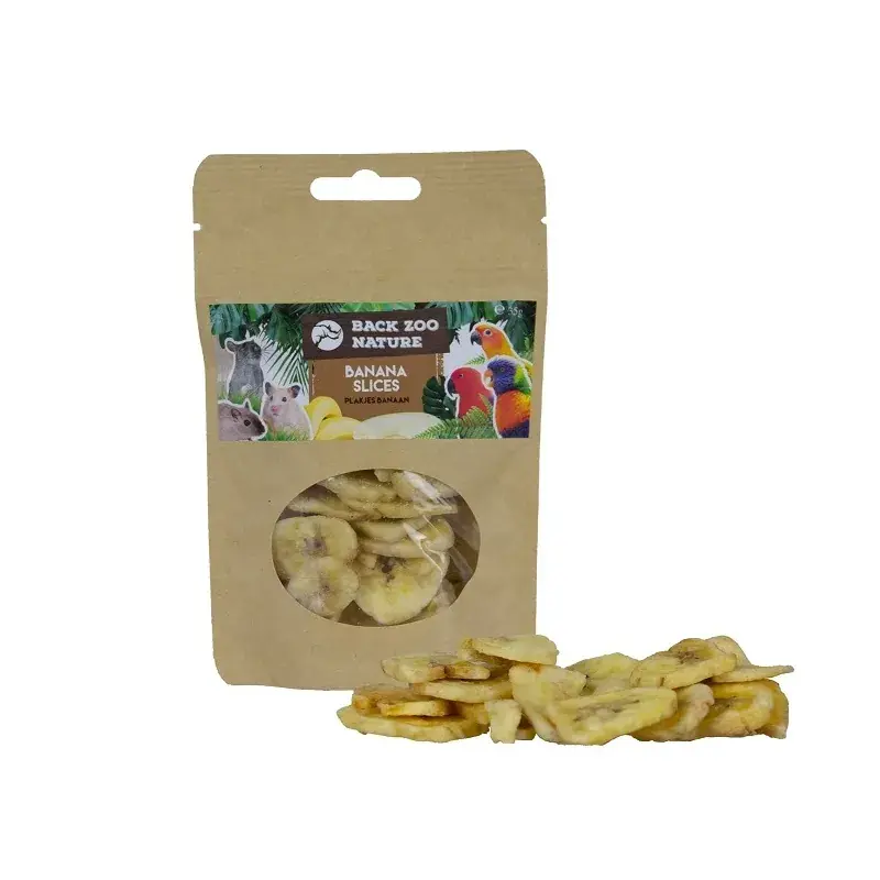 Back Zoo Nature Bananen Stukjes 50 gram Alleen Vandaag
