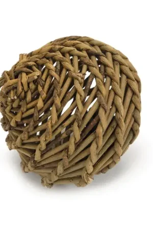 Fabrieksprijs Beeztees rieten Knaagdierenspeelbal Aluka14 cm