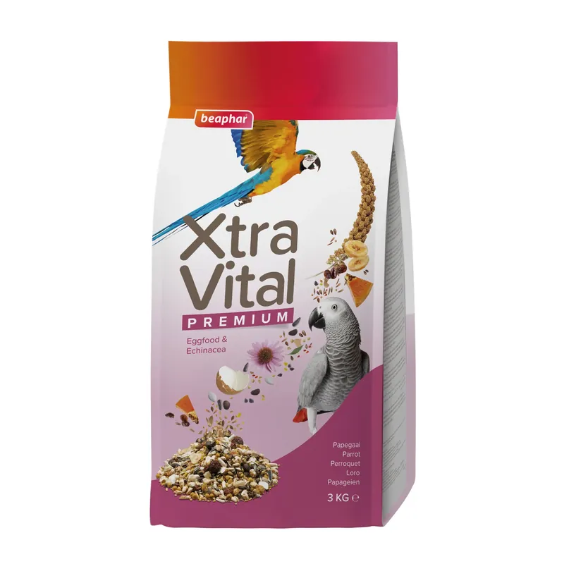 Beaphar XtraVital Papegaai 3 kg Gecertificeerd