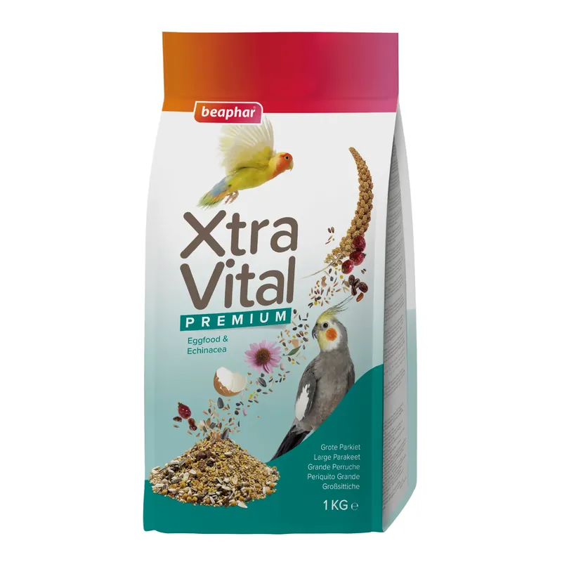 Beaphar XtraVital Grote Parkiet 1 kg Nieuw