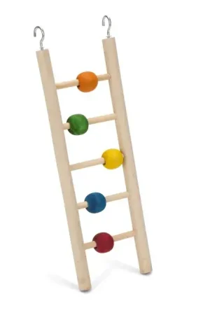 Betrouwbaar Beeztees Hout Vogel Ladder Beady 5 Treden 23 cm