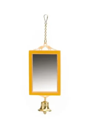 Beeztees Parkietenspiegel met Bel Vierkant 12x6 cm Fabrieksprijs
