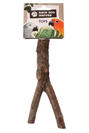 Lage Prijs Back Zoo Nature Wooden Y-Perch 20 cm