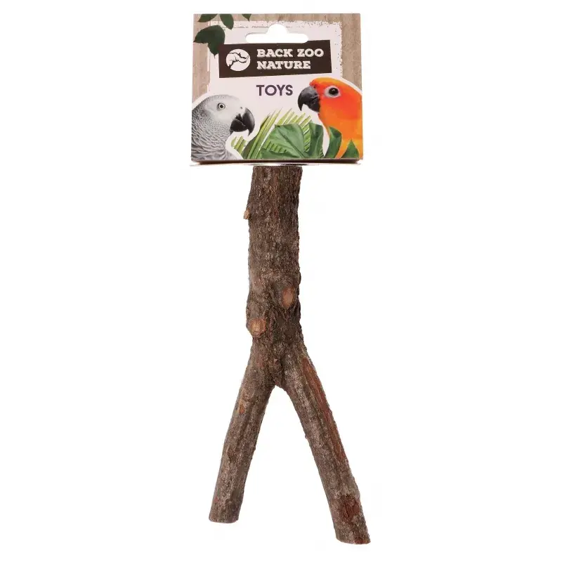 Lage Prijs Back Zoo Nature Wooden Y-Perch 20 cm