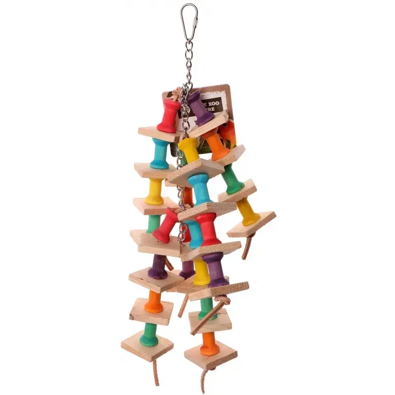 Back Zoo Nature Wooden Pillar Strings Speciale Aanbieding