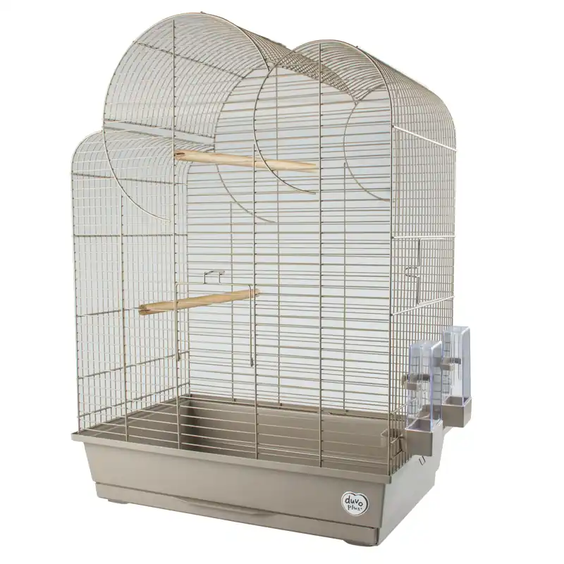 Betaalbaar Duvo+ Vogelkooi Eliza Mocha 54x34x75 cm
