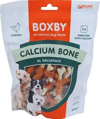 Boxby Calcium Bone XL Valuepack kip 360 gram Betrouwbaar