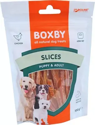 Boxby Slices kip 100 gram Rechtstreeks Van De Fabrikant