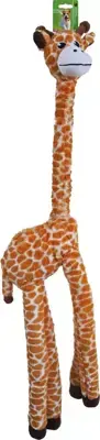 Finale Uitverkoop Boony hondenspeelgoed XXL giraffe langnek met piep 90 cm