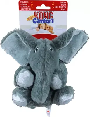 Kong hond Comfort Kiddos olifant, small. Aanbieding