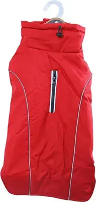 Boony hondenjas luxury waterproof rood, 45 cm. Lage Prijs