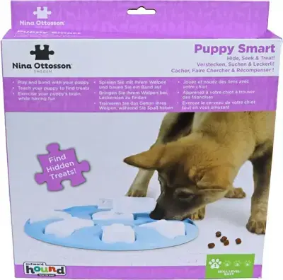 Nina Ottosson puppyspel puppy smart blauw Speciale Aanbieding