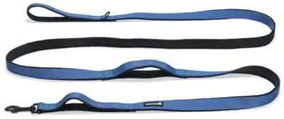 Aanbieding Beeztees hondenriem Parinca premium nylon 300x2.5cm blauw