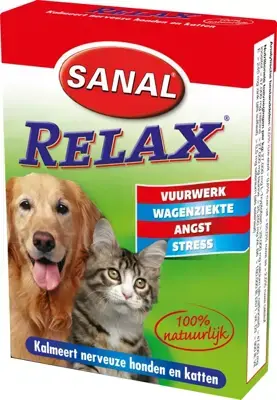 Sanal relax hond en kat 15 tabletten Veilige Betaling