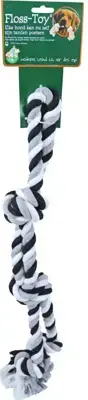 Boon Floss-toy halter zwart/wit large Beste Prijs