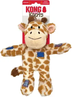 Weekendaanbieding Kong Hond hondenspeelgoed wildknots giraffe med./large