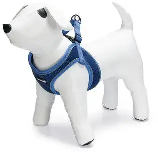 Beeztees hondentuig Parinca instaptuig premium nylon S 41-46x2cm blauw Veilige Betaling