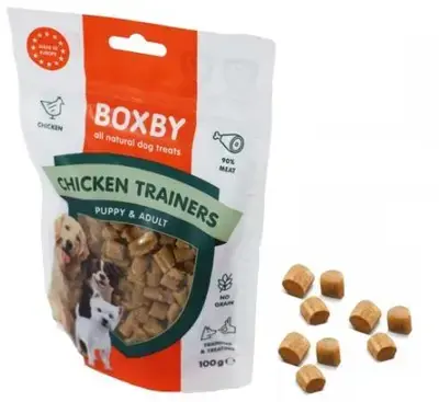 Boxby Trainers kip 100g Merkproduct