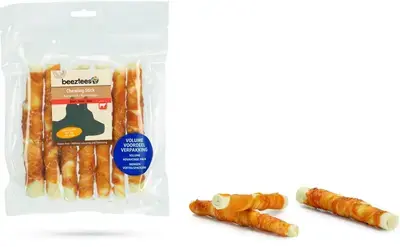 Beeztees hondensnack kauwstick kip voordeel 15cm 7 stuks Lage Kosten